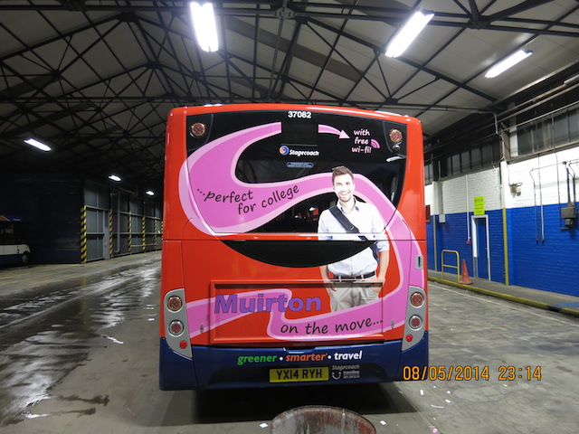 Stagecoach Bus - rear view